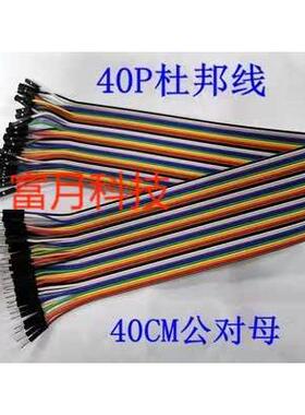 母对母公对母公对公杜邦线40P彩色10/15/20/30/40CM 1P20CM彩排线