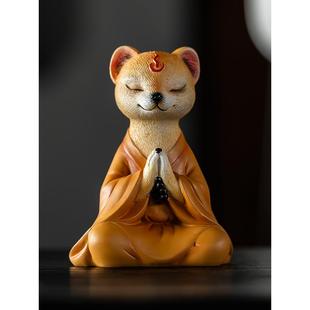 黄鼠狼黄大仙真身像体摆件办公室居家桌面装饰品礼物禅意茶宠车载