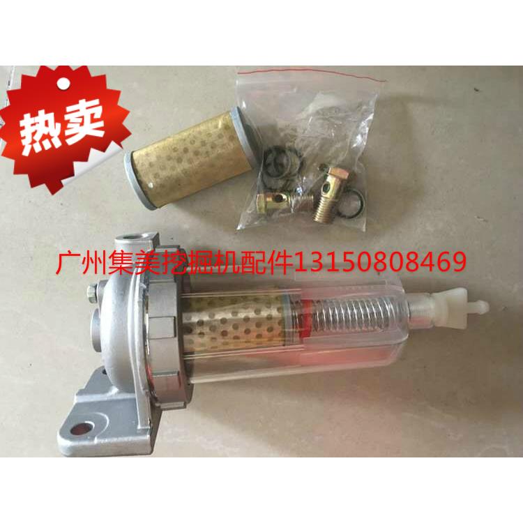 适配小松PC200-7/220-7/360-7挖掘机油水分离器总成 柴油水过滤器