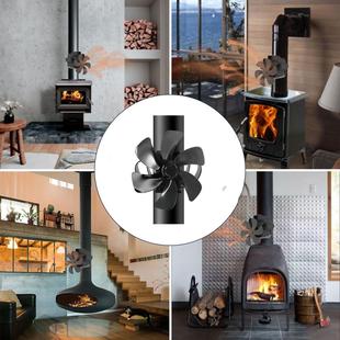 热能风扇壁炉热动力风扇柴火炉热能热力小风扇配件热感应挂壁高温