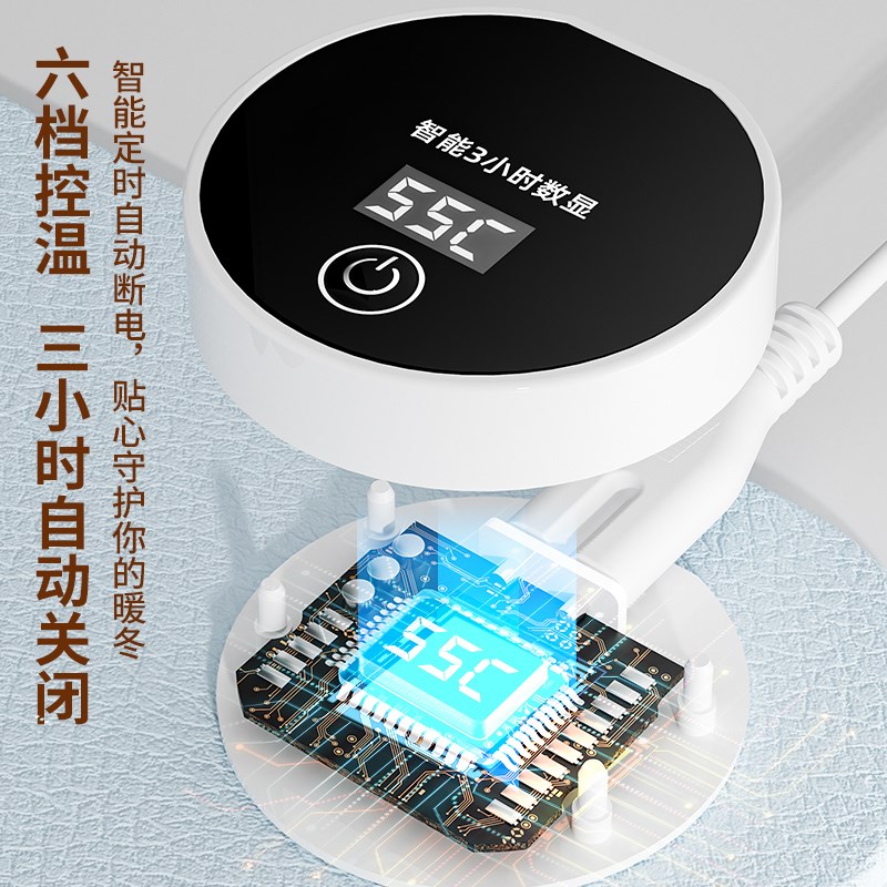 加热鼠标垫超大号办公室键盘桌面发热垫暖桌垫冬季新款防水暖手垫