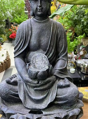 招财流水摆件茶几循环水客厅生财创意家居装饰办公室桌面开业礼品