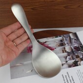 盛米饭勺子 质感304不锈钢米饭铲饭勺电饭锅打饭家用分餐勺公用勺