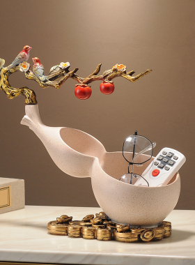 创意高档葫芦收纳招财钥匙大象玄关电视柜书柜酒柜家居装饰品摆件