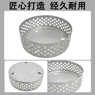 小型家用220V潜水泵配件过滤底网380V三相污水清水泵底座过滤网罩