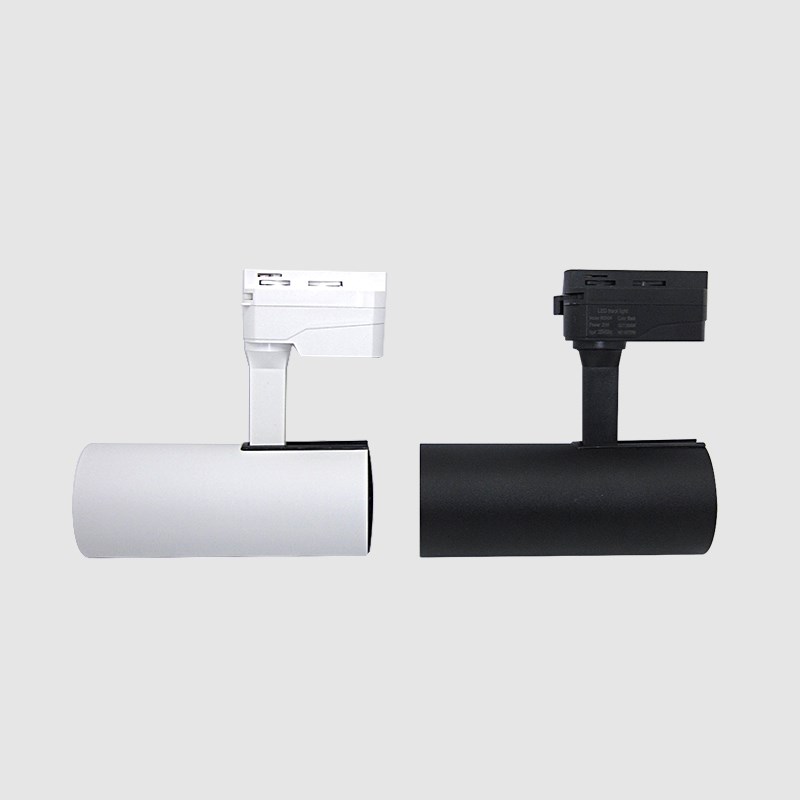 轨道灯led防眩射灯服装店铺明装商用暖白光10W20w30w超亮导轨灯