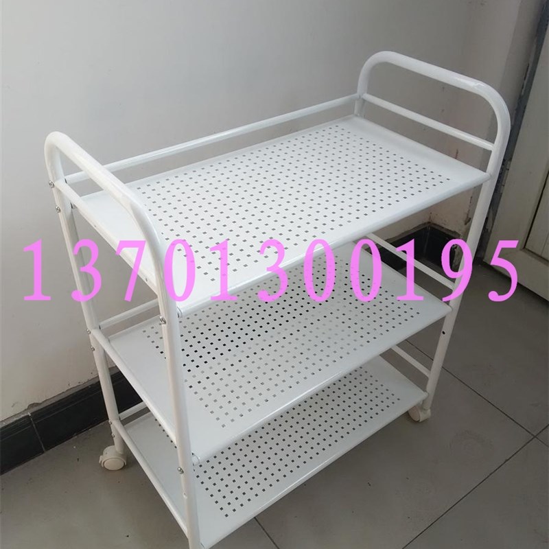 不锈钢餐车微波炉架烤箱架收纳架火锅店菜架厨房置物架三层送餐架