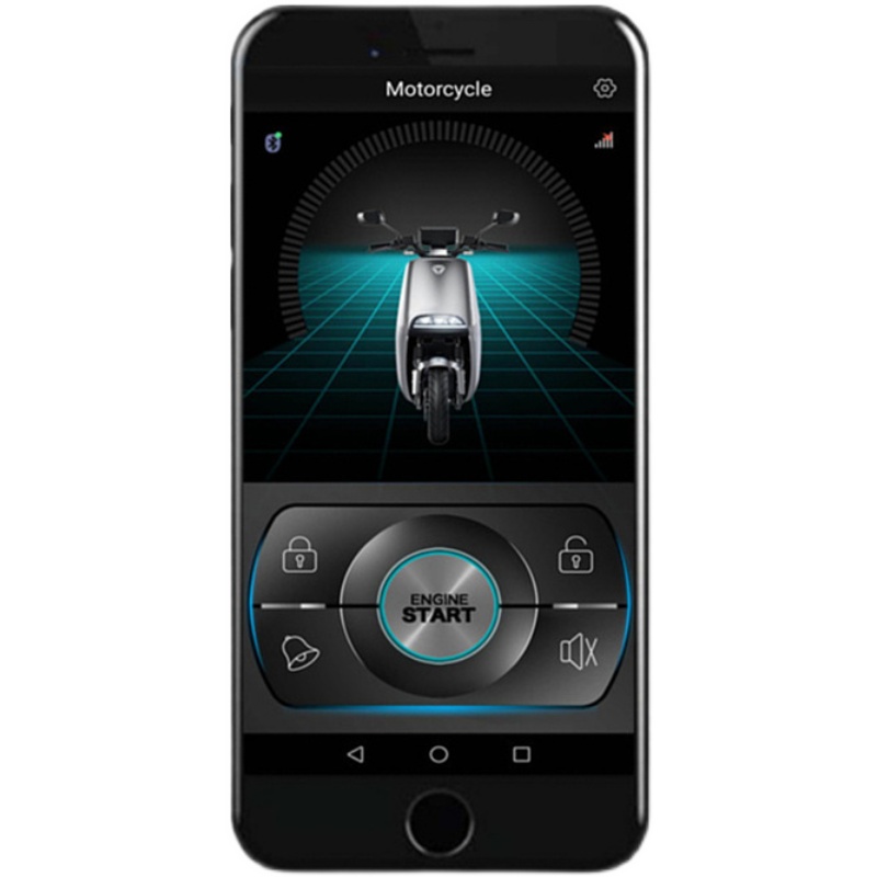 电动瓶车防盗报警器手机控摇控启动静音锁电机48V60V72V8496V通用