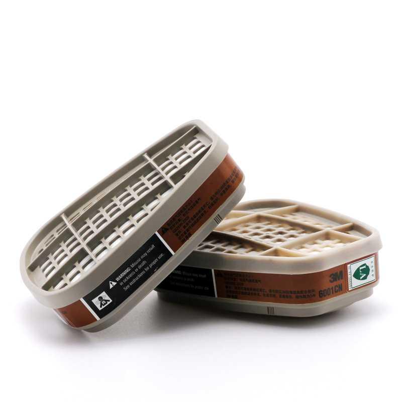 滤毒盒6001过滤盒化工喷漆防毒6200面罩7502面具过滤配件带防伪