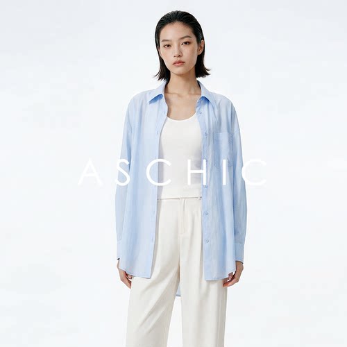 AS chicSS  穿防紫外线外套春夏轻薄抗皱衬衣防晒衣ASY23521