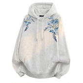 罗宾汉 ROBINHOOD美式 高街复古植物花卉设计印花潮流舒适百搭W888