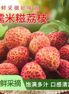 顺丰JD空运包邮增城糯米糍荔枝