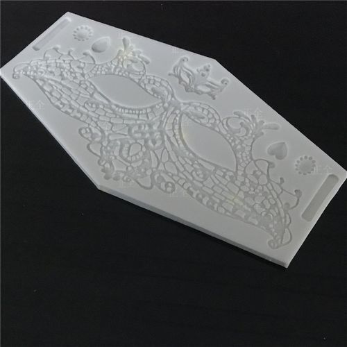 翻糖蛋糕面具硅胶模 蕾丝舞会面具 甜品台装饰模具