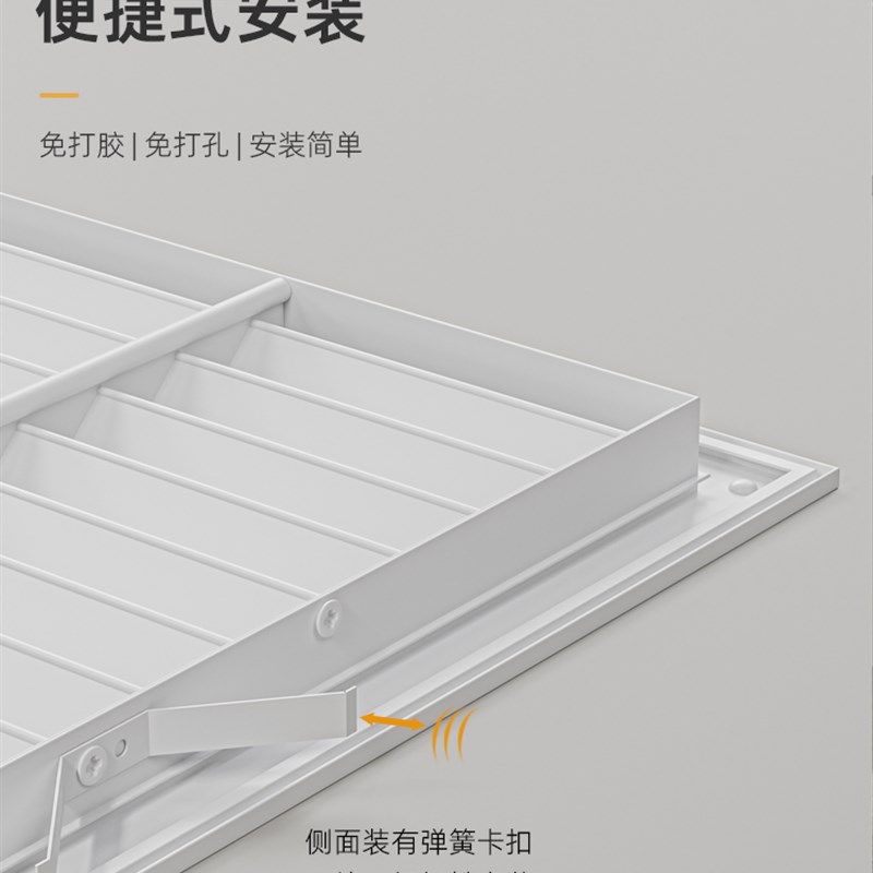 铝合金暖气罩装饰网地暖分水器遮挡罩新款百叶窗暖气片格栅通风口