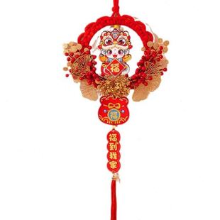 飾福字絨布掛件新款 2025新年過(guò)年裝 客廳臥室戶外通用場(chǎng)景布置