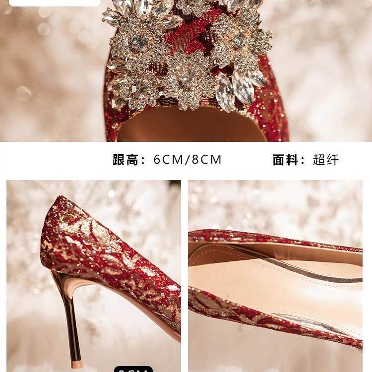 好货面试软底空姐白色高跟工作鞋女黑色通勤职业女士商务皮鞋单鞋