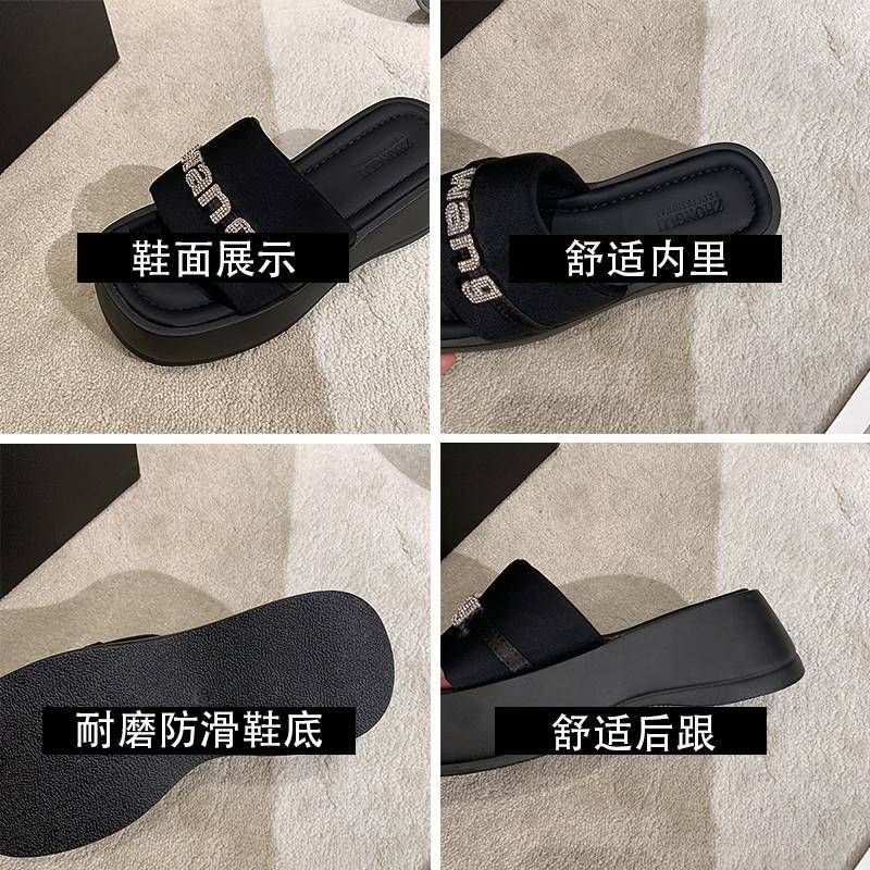 好货拖鞋女夏季外穿2026新款夏款高跟松糕凉鞋网红厚底女款沙滩凉