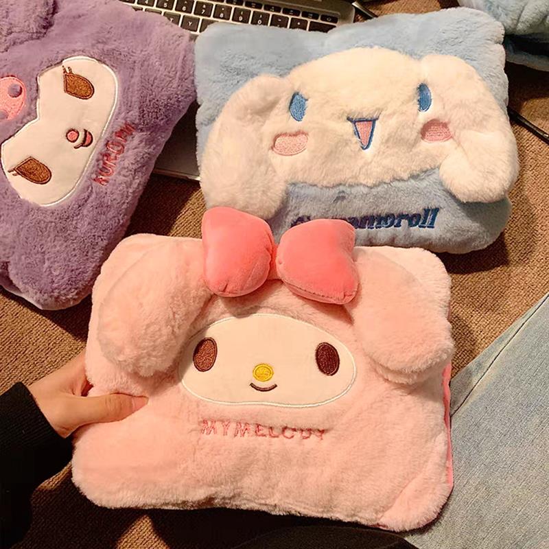 热水袋可插手可爱毛绒热水
