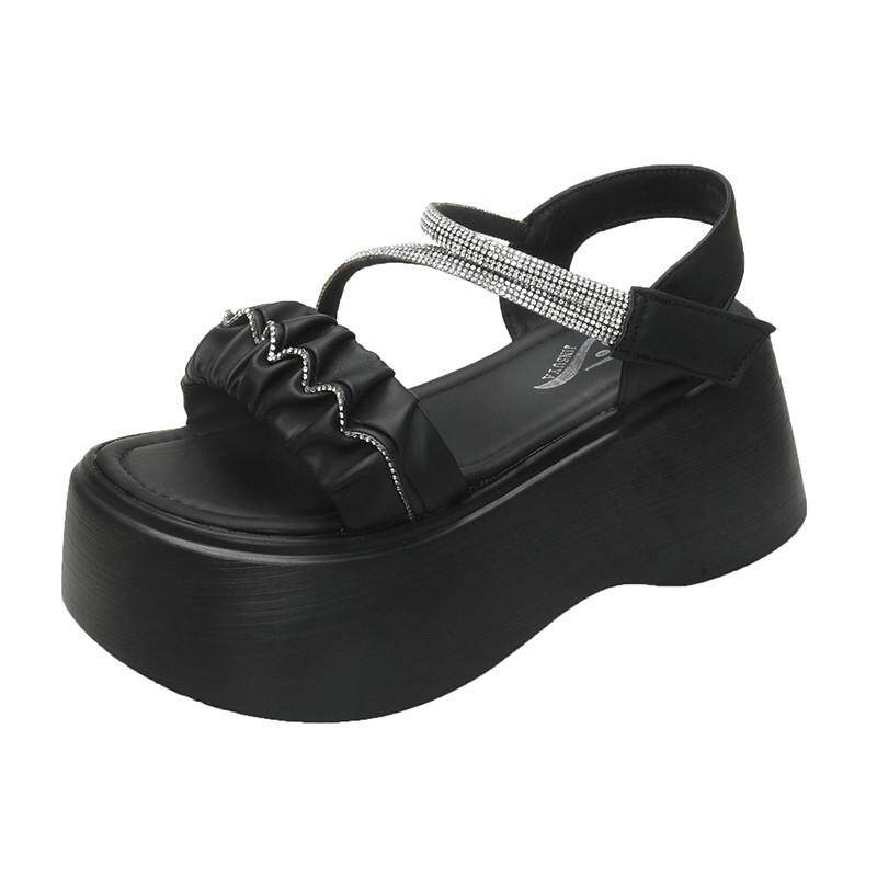 极速高级感凉鞋女夏季厚底外穿凉拖34码防滑孕妇配裙子罗马时尚沙