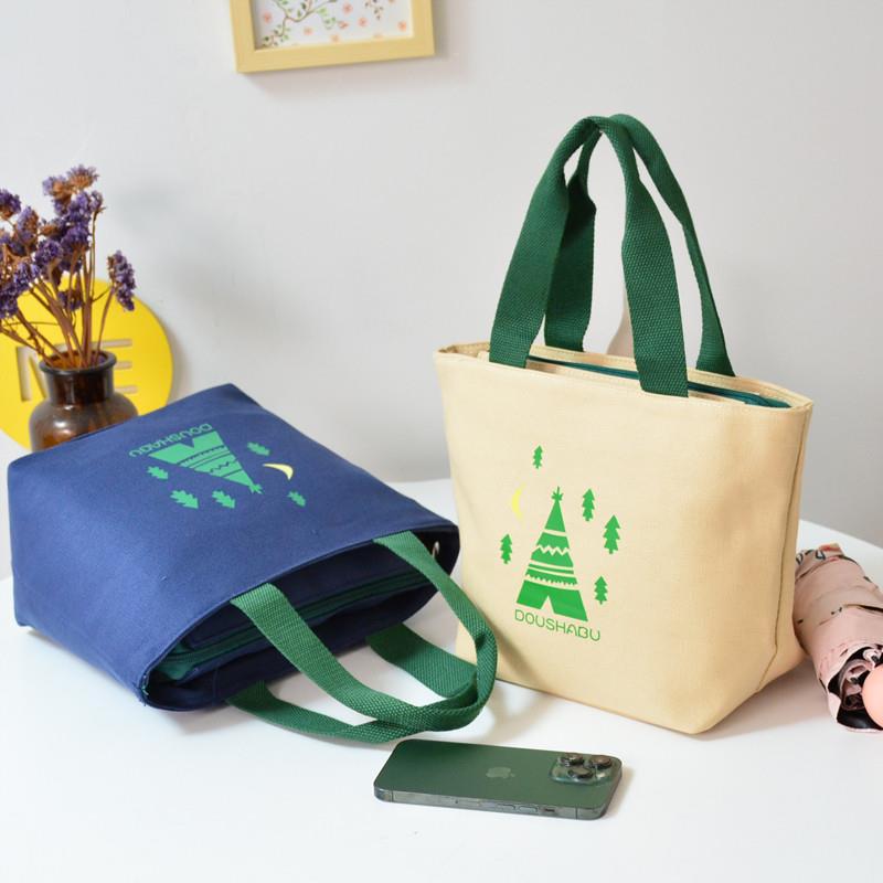 新品2025新款时尚手提帆布拎包手提袋女士外出上班通勤手提包包妈