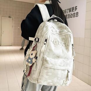 新品 学院风大容量多层双肩包大学生ins潮酷背 书包女男初中生韩版
