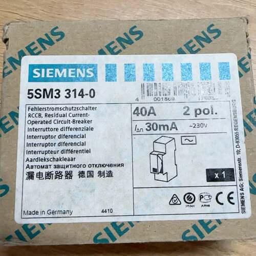 可议价断路器 5SM3 314-0 5SM3314-0 2P
