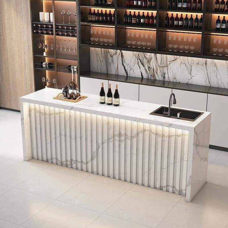 定制商用一体餐边隔断柜小户型客厅岛台面水吧中岛台厨房吧台桌子