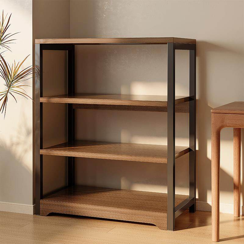 书架置物架落地小架子多层收纳层架办公室靠墙简易桌面旁铁艺收纳