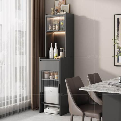 家政柜沙发边柜客厅扫地机基站柜收纳柜保洁卫生扫地机器人家用