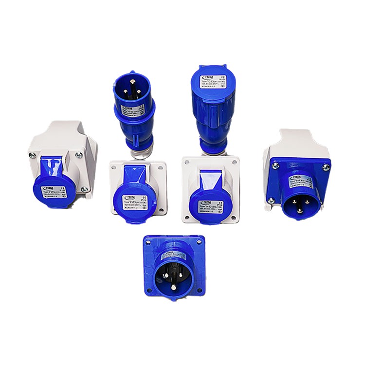 Y013/Y213/313/314/Y113/513/613怡达YEEDA防水插头连接器三芯16A