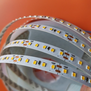 2835 24VLED灯带20米无压降电镀板120灯珠10mm裸板暖光中性光吊顶