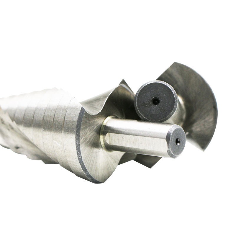 宝塔钻头三角柄螺旋槽直槽阶梯钻木板薄铁铝板塑料板扩孔台阶钻头