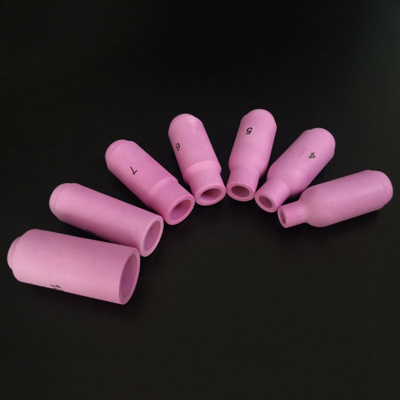 WP26瓷嘴氩弧焊枪配件大全WP18水冷氩弧焊枪钨针夹导流件10N瓷咀