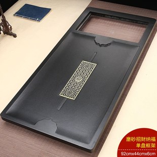 37单框架托盘简约排水功夫泡茶台 茶盘家用客厅一体不带电磁炉20