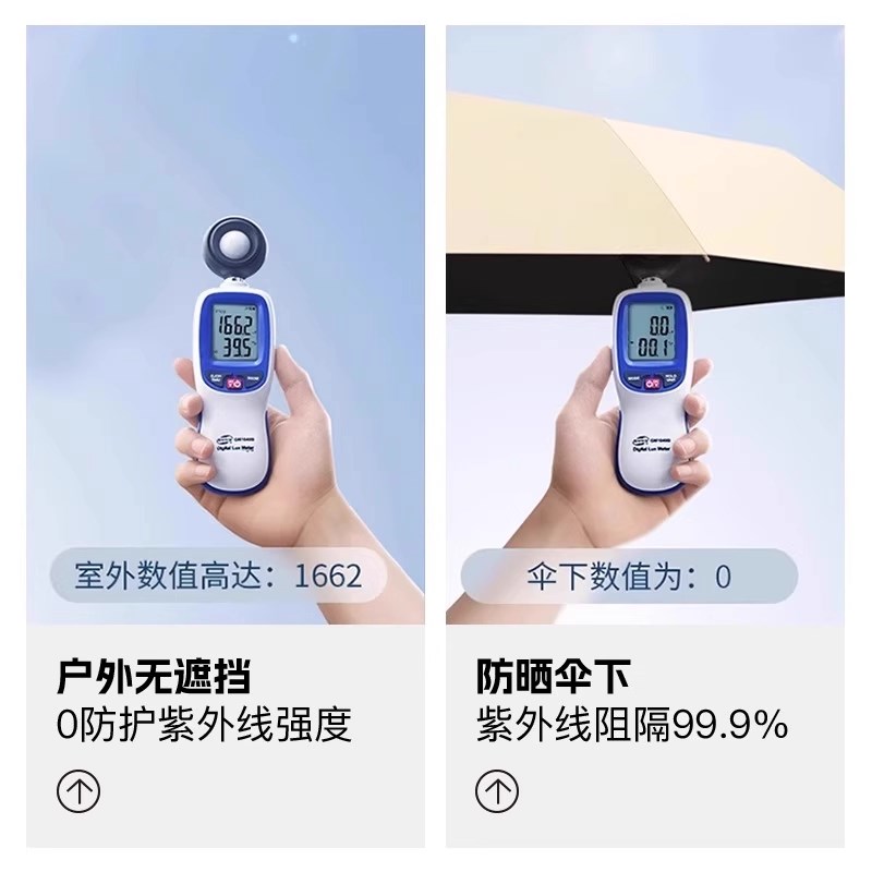 晴雨伞两用女防晒抗UV口袋伞五折扁迷你遮阳伞小巧可携式遮阳伞