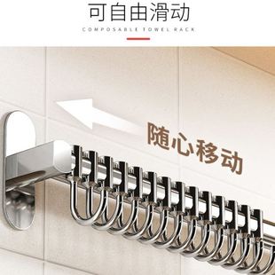 挂置物架打孔锅铲铲子不锈杆收纳挂钩壁挂免勺子厨房挂不锈钢厨具