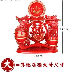 称心如意摆件备婚庆用品大全新娘陪嫁 源头结婚子孙桶三件套装