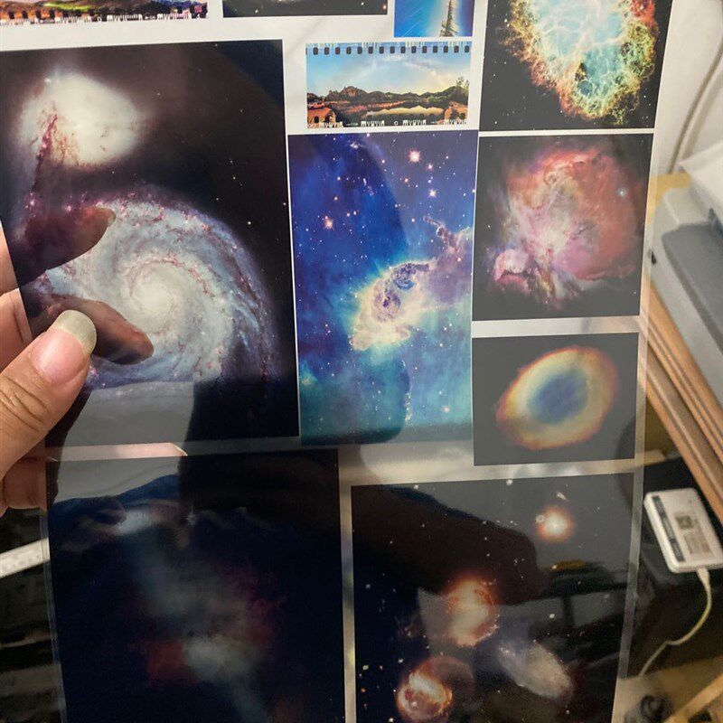代打印蓝晒图彩图菲o林透明正片负片丝印晒版胶片投影精细小图片