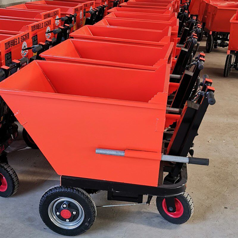 建筑工地电动三轮车手推车灰斗车翻斗G车平板车拉砖农用养殖拉粪