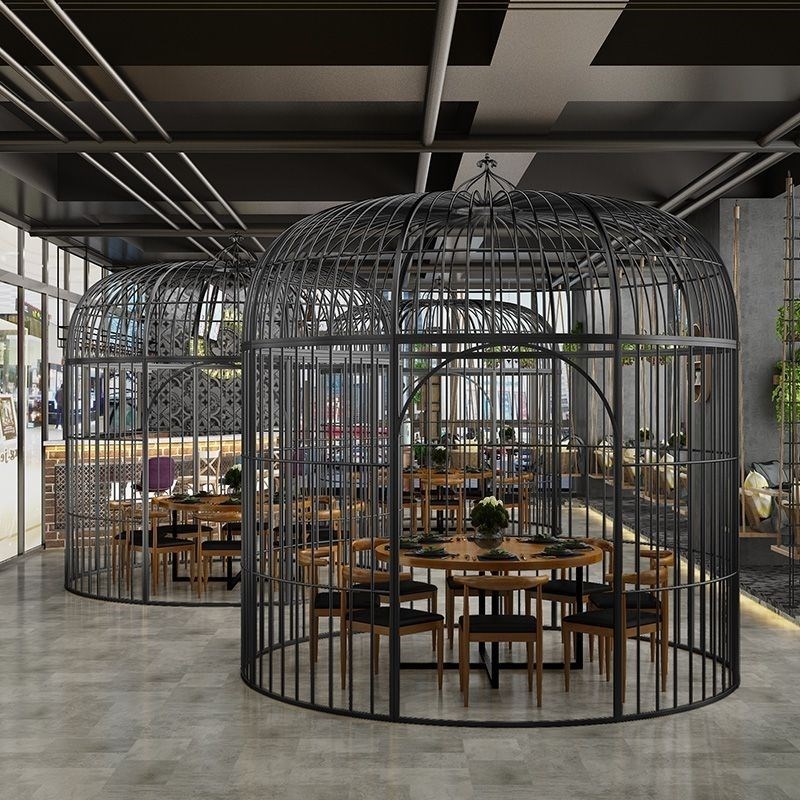 欧式铁艺鸟笼大型摆设超大号餐厅火锅店户外公园婚庆装饰摄影工厂