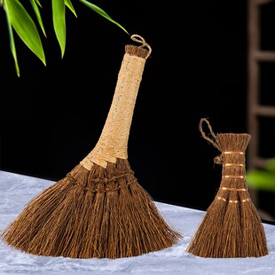 纯手工棕刷盆景刷棕刷清理清扫工具意境刷芒草刷茅草刷台面清理