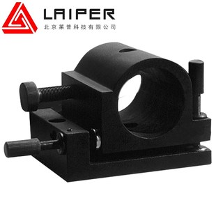 光学激光管座手动微调管座俯仰调节管柱状夹持激光管座固定安装座