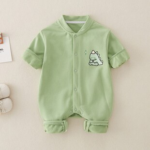 超萌婴儿衣服春装连体衣韩版开衫小外套新生儿宝宝外出服春秋薄款