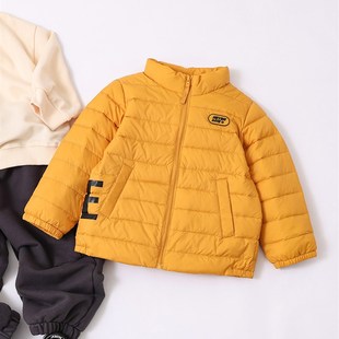 轻薄款儿童羽绒服男童90绒宝宝女童羽绒服中小童装外套1-3-6-8岁