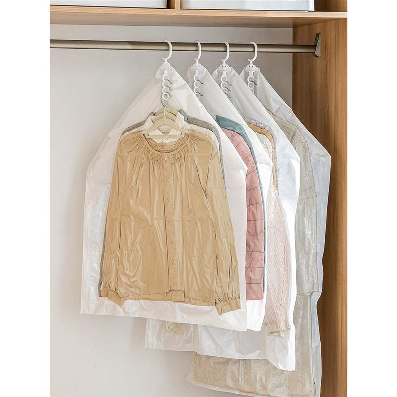 【6个装129.9送电泵】加厚挂式真空压缩袋羽绒服衣物抽真空收纳袋