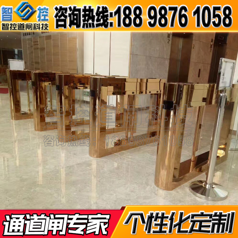 景区智能桥式摆闸速通门人行通道摆闸机小区电手动摆闸门禁机芯