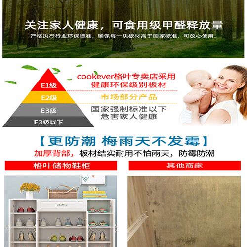 鞋柜家用门口大容量欧式实木现代简约防尘入户小户型多层收纳柜子