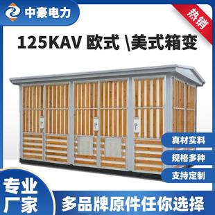200KVA小区路灯成套组合10KV预装 变电站ZGS13 箱变变压器 箱式 美式