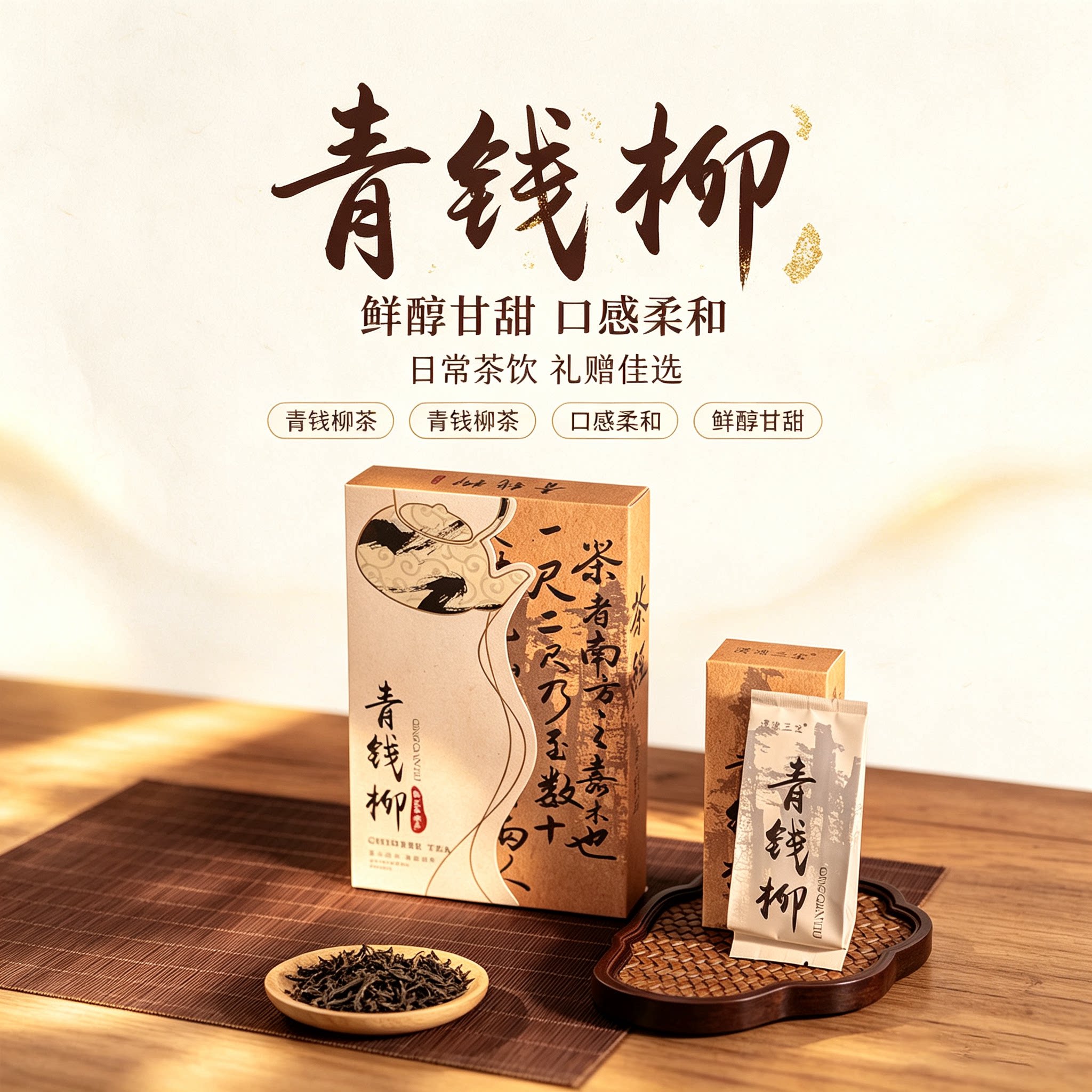 【伴手礼】高品质青钱柳茶正品古树嫩芽无糖养生茶青钱柳