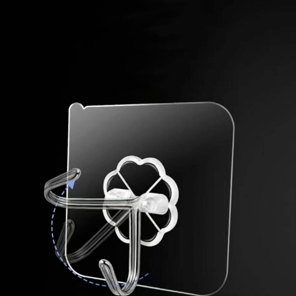 无痕挂钩贴强力墙上粘胶钩家用挂墙壁承重厨房挂勾子免打孔挂大件